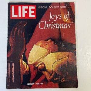 Vintage Life Magazine Dec 15 1972 Special Double Issue Joys of Christmas Cover